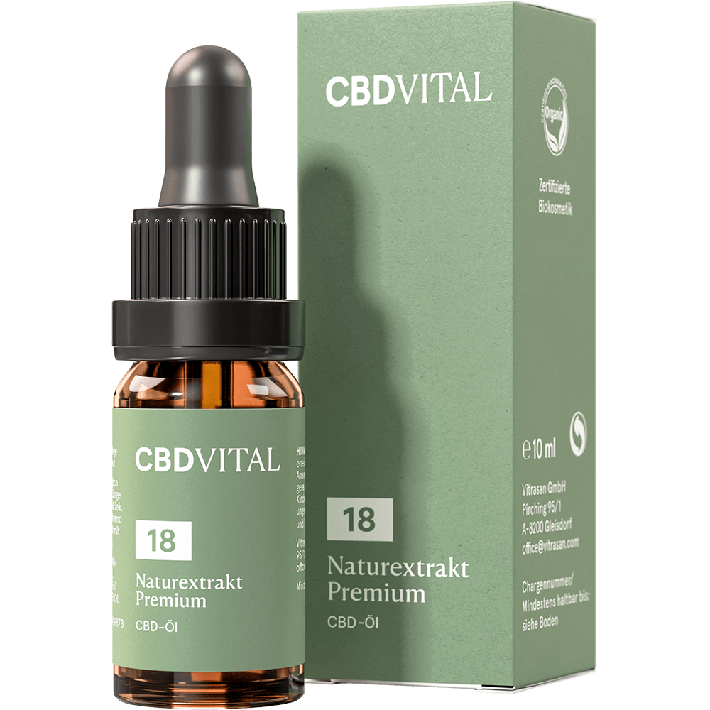 Naturextrakt PREMIUM Öl 18% - High Standards