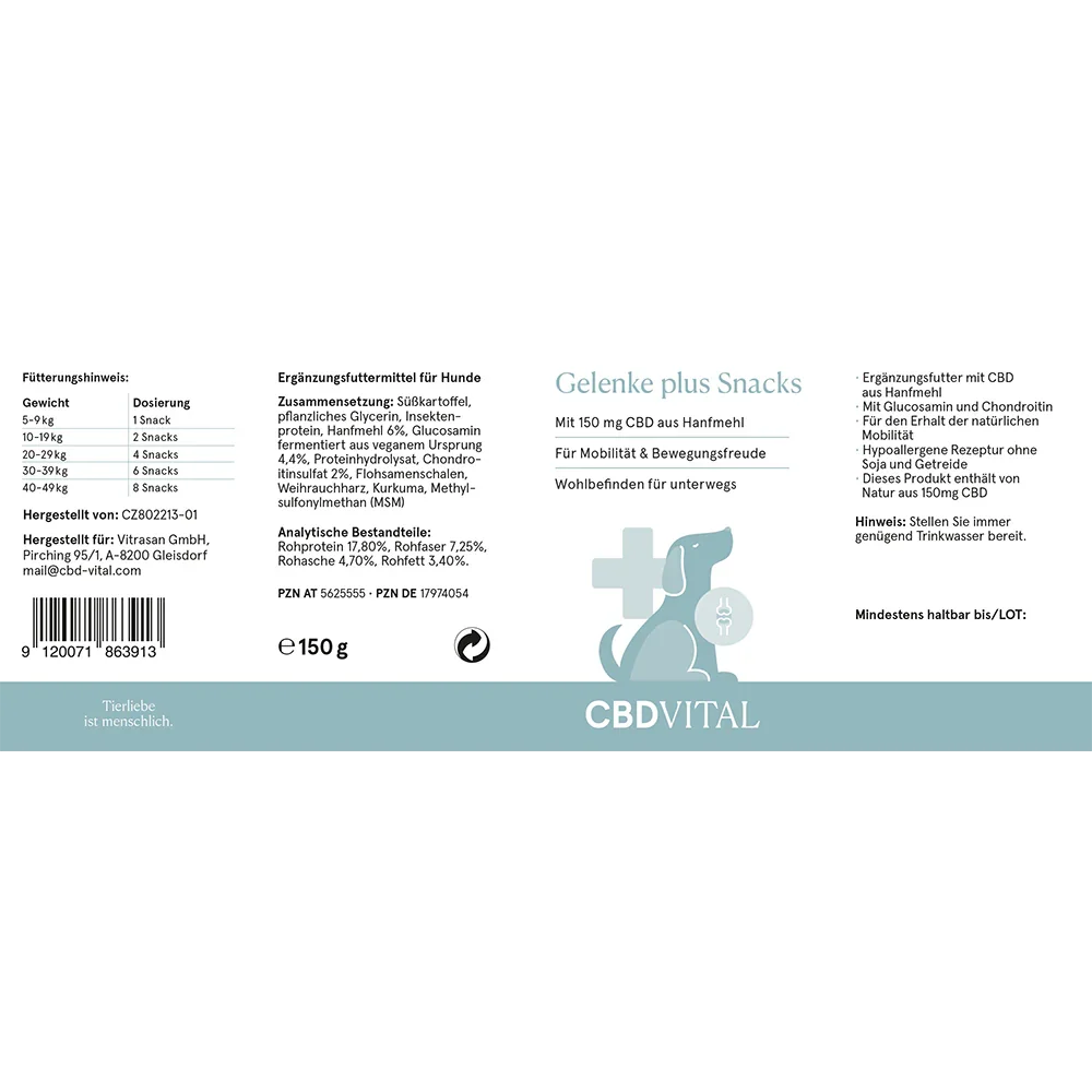 Gelenke plus Snacks für Hunde - High Standards