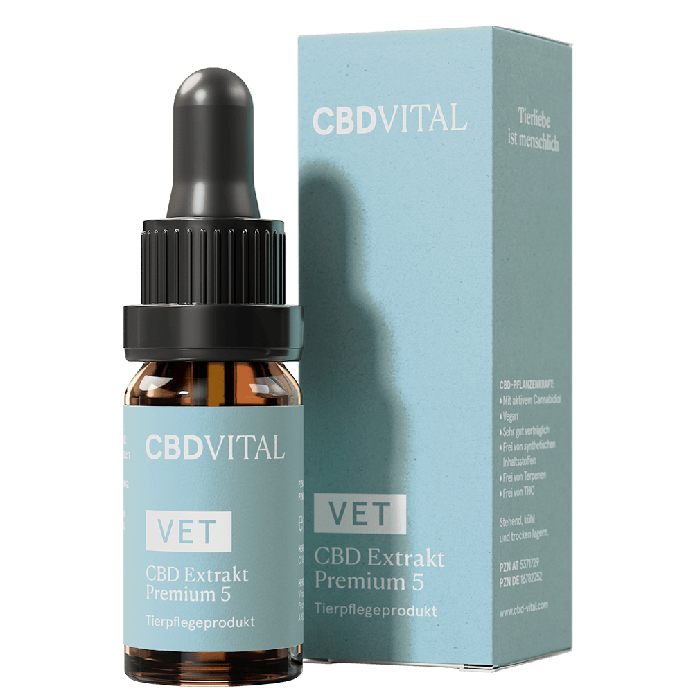 Premium CBD Öl für Tiere - VET 5% - High Standards